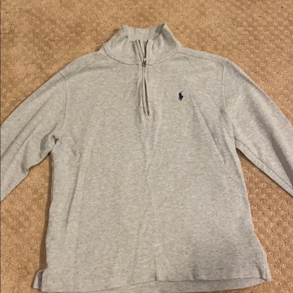 Youth Polo Gray Sweater